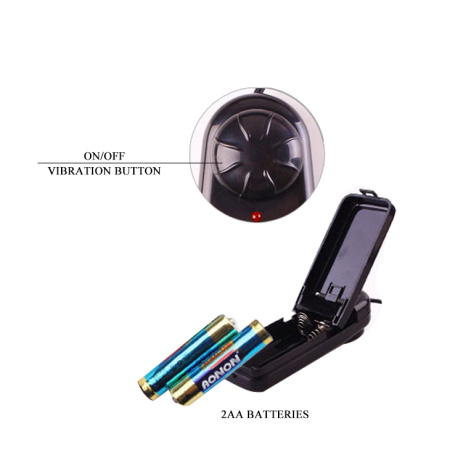 Baile Double Heads Strap-on Страпон женский двойной на ремешках,с вибрацией