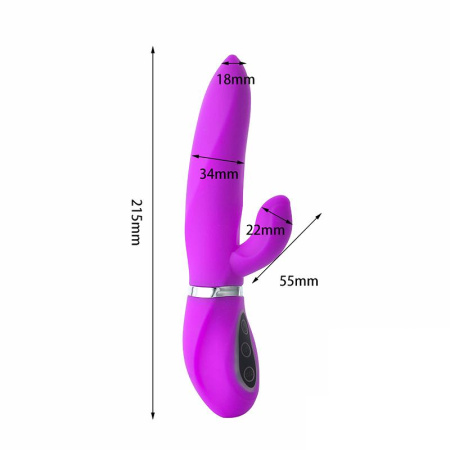 10 скоростной  водонепроницаемый USB вибратор